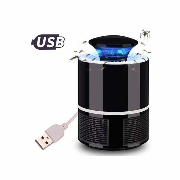 جهاز قاتل الناموس والحشرات-Appareil Anti-Moustique Et Insectes Piège À Moustiques Anti-Insectes USB-noir RF-0127